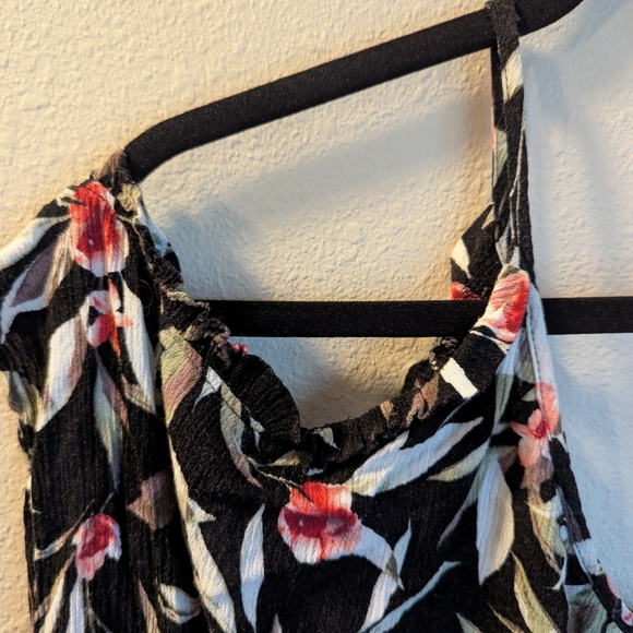 Bobeau Floral Cold Shoulder Blouse Size 2X - Picture 3 of 4